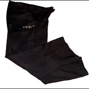 Tesla Motors Cargo Work Uniform Pants Mens 14x32  Black  cotton blend